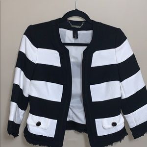 White House Black Market striped jacket